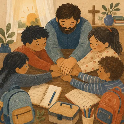 Back to School Morning Prayer with Children