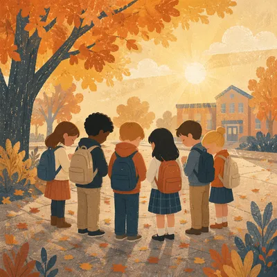 Back to School Prayer Circle at Sunrise
