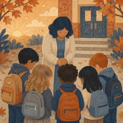 Back to School Prayer at Sunrise