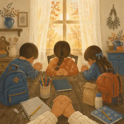 Back to School Prayer at Sunrise