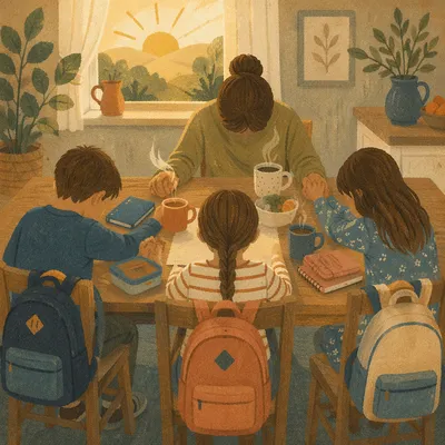 Back to School Prayer at Sunrise