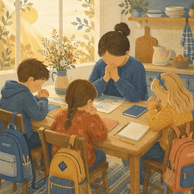 Back to School Prayer at Sunrise