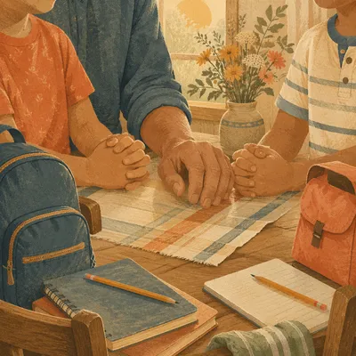 Back to School Prayer at Sunrise