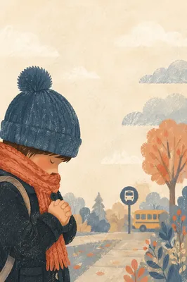 Quiet Back to School Prayer Child