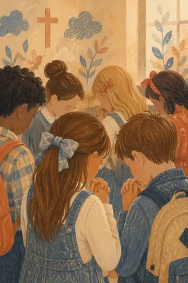Back to School Prayer Circle for Children