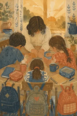 Back to School Prayer at Sunrise
