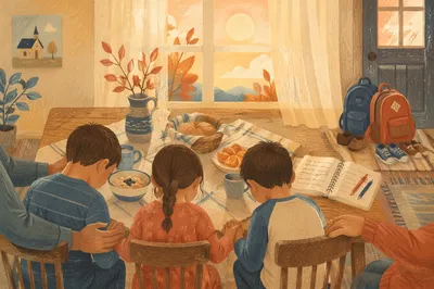 Back to School Morning Prayer with Children