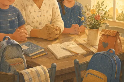 Back to School Prayer at Sunrise