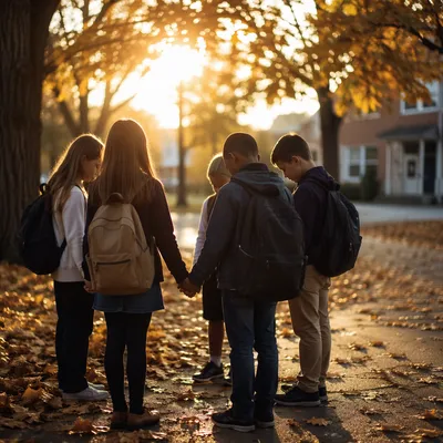 Back to School Children Prayer Circle