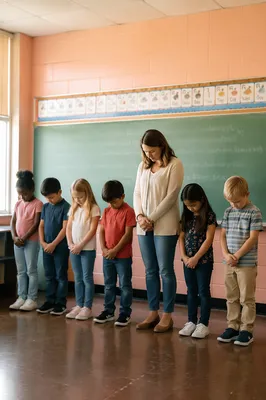 Back to School Classroom Prayer with Children