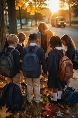 Back to School Prayer Circle at Sunrise