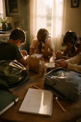 Back to School Morning Prayer with Children