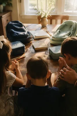 Back to School Morning Prayer with Children