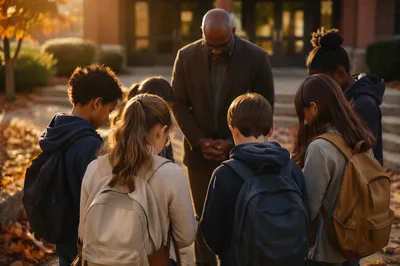 Back to School Prayer at Sunrise
