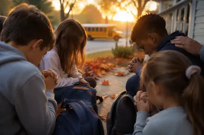 Back to School Prayer with Children