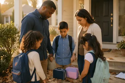Family Prayer Before First School Day