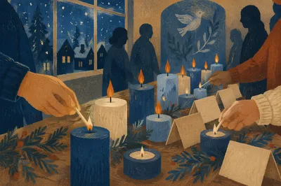 Blue Christmas Candlelight Hope Gathering