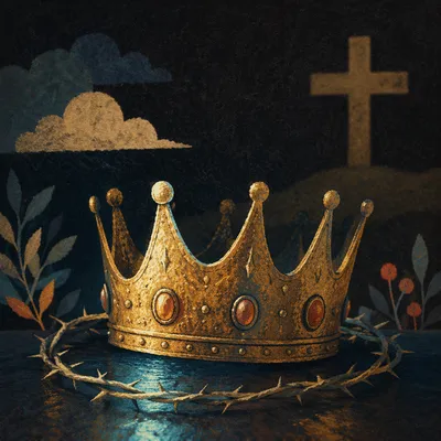 Christ the King Crown and Cross