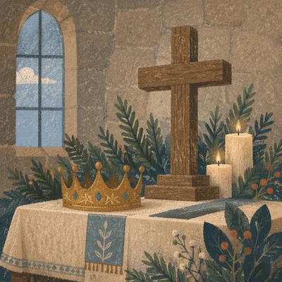 Christ the King Crown and Cross