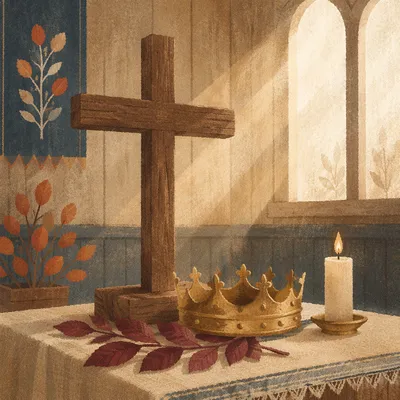 Christ the King Crown and Cross