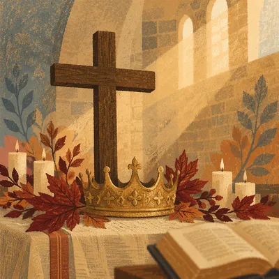 Christ the King Crown and Cross