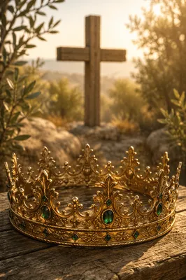 Christ the King Sunday Crown and Cross