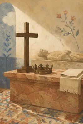 Christ the King Crown and Cross Altar