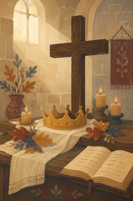 Christ the King Crown and Cross