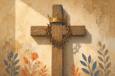 Christ the King Crown and Cross