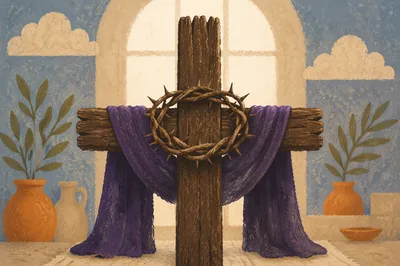 Christ the King Sunday Crown and Cross