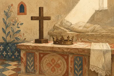 Christ the King Crown and Cross Altar