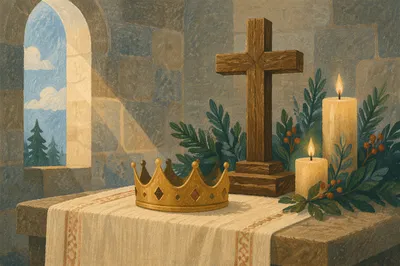 Christ the King Crown and Cross