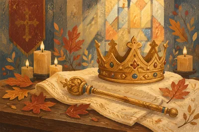 Christ the King Sunday Crown and Scepter