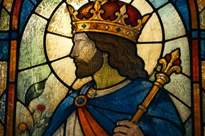 Christ the King Stained Glass Glory
