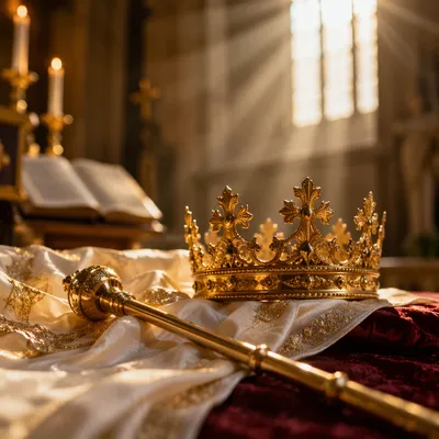 Christ the King Sunday Crown and Scepter