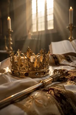 Christ the King Sunday Crown and Scepter
