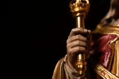 Christ the King Sunday Golden Scepter Detail