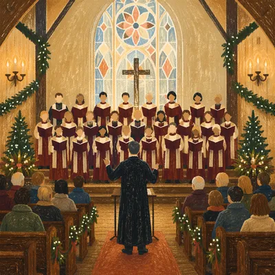 Christmas Choir Cantata in Chapel Robes