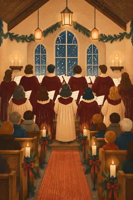 Christmas Choir Cantata in Chapel Robes