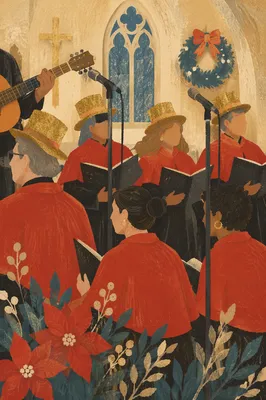 Festive Christmas Choir Cantata in Church