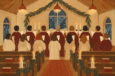 Christmas Choir Cantata in Chapel Robes