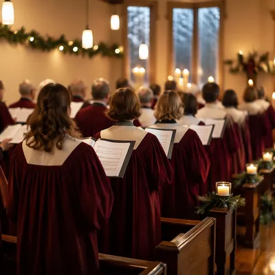 Christmas Choir Cantata in Chapel Robes