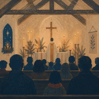 Christmas Eve Candlelight Service in Chapel