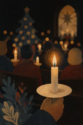 Christmas Eve Candlelight Service Flame