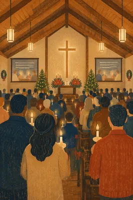 Christmas Eve Candlelight Service in Sanctuary