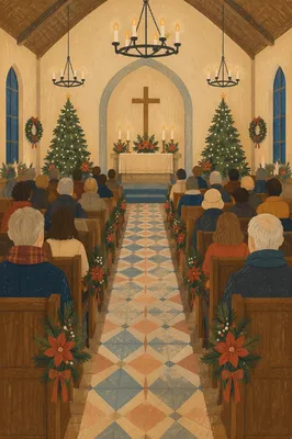 Christmas Eve Candlelight Service in Sanctuary