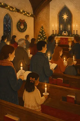 Christmas Eve Candlelight Congregation in Church