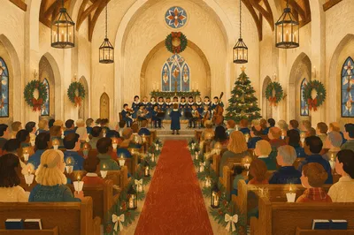 Christmas Eve Candlelight Congregation in Historic Chapel