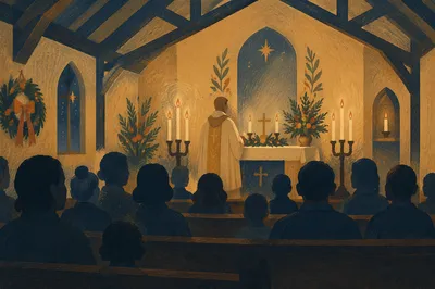 Christmas Eve Candlelight Service in Chapel