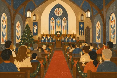Christmas Eve Candlelight Service in Sanctuary